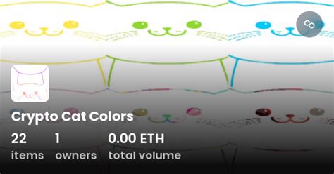 Crypto Cat Colors Collection Opensea