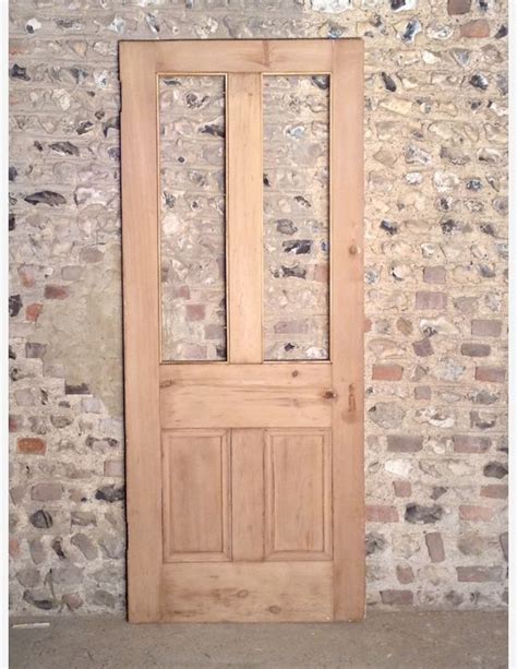 455 Victorian 4 Panel Half Glazed Internal Door Historic Doors