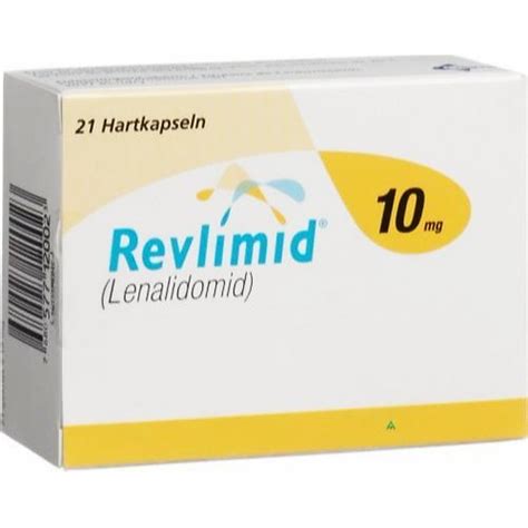 Revlimid 10 Mg Lenalidomide 21 Hard Capsules