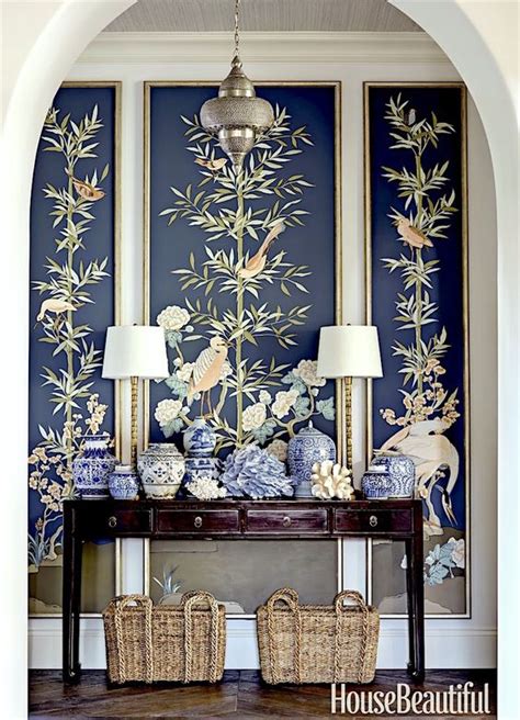 Chinoiserie Panels The Potted Boxwood