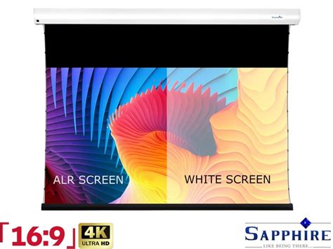 Sapphire 169 Ratio 2214 X 1245cm Ambient Light Electric Projector