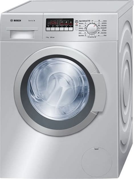 Bosch 7 Kg Fully Automatic Front Load Washing Machine Silver Price In