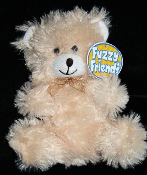 New Greenbrier Teddy Bear Fuzzy Friends Beige Lite Tan Plush Stuffed 8