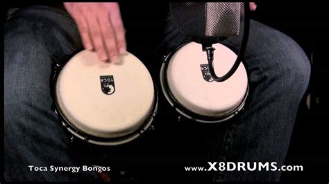 Toca Percussion Synergy Wood Bongos X8 Drums Youtube