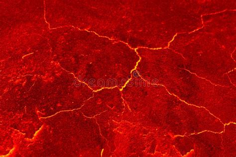 Heat Red Cracked Ground Texture Stock Image Image Of Relief Cracked