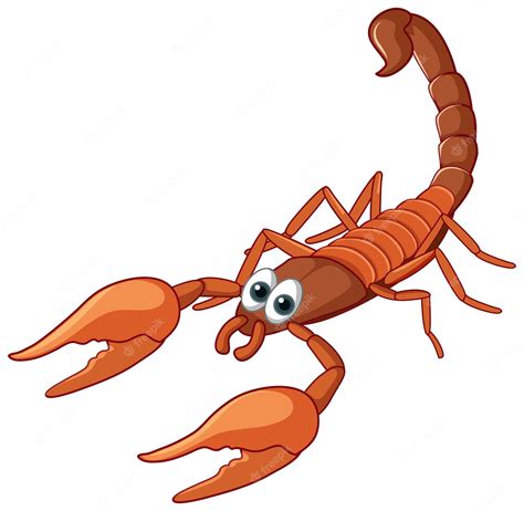 Free Vector A Scorpion Animal Cartoon Character