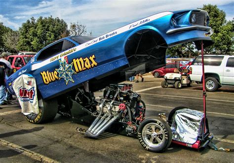 Blue Max Nitro Funny Car The Engine Of A Nitro Funny Car Flickr