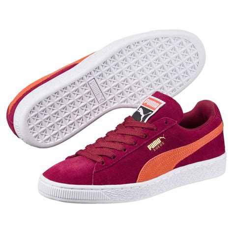 Puma Suede Classic Womens Sneakers In 50 Red Lyst