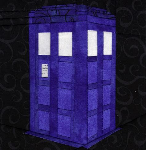 Tardis Tardis Quilt Pattern Paper Piecing Patterns