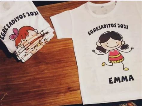 Remeras De Jardin Egresaditos Egresados Personalizadas En Venta En