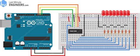 In Depth How 74hc595 Shift Register Works And Interface With Arduino