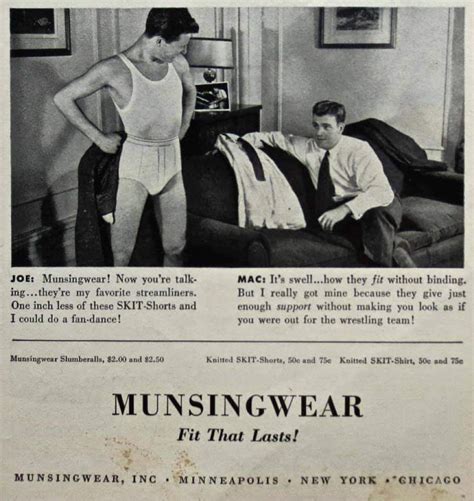 Am I Imagining The Subtext In This Vintage Underwear Ad Are Joe And
