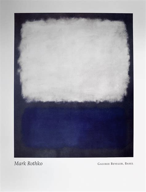 Mark Rothko Blue And Grey 1962 Poster Kunstdruck Bei Germanpostersde