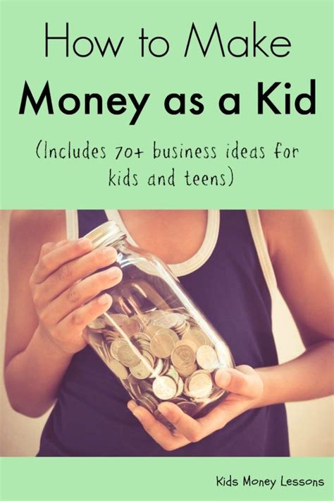 Pin On How To Make Money As A Kid