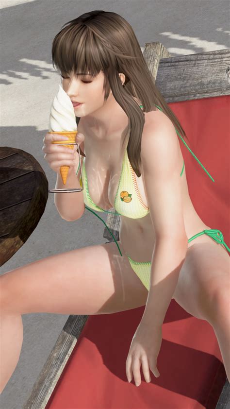 Rule 34 1girls 3d Bikini Dead Or Alive Hitomi Doa Ice Cream Licking Outdoors Suggestive
