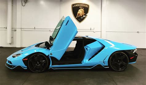 Baby Blue Lamborghini Centenario Delivered