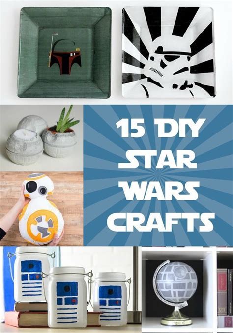 15 Diy Star Wars Projects Youll Love Star Wars Diy Crafts Star Wars