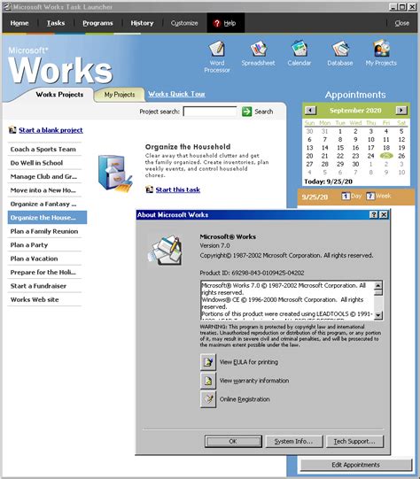 Microsoft Works 70