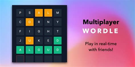 Multiplayer Wordle Play Wordle In Real Time Against Up To 8 Friends