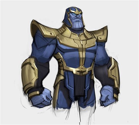 Rough Concept Of Thanos For One Of The Marvel Infinity Playsets Josh