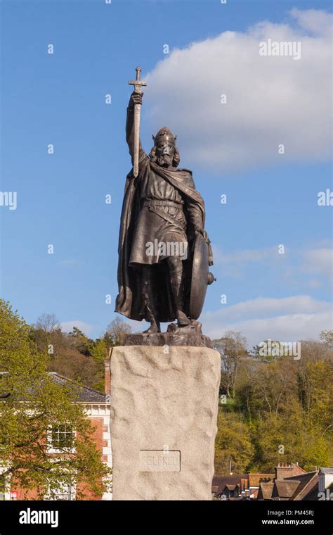 King Alfred The Great Statue In Winchester Anglo Saxon Capital Of
