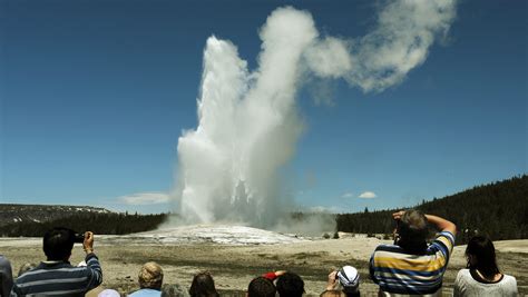 Watch Old Faithful Erupt In 360 Degrees