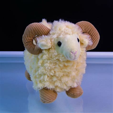 Irish Farmyard Friends Sheep Ram Toy Stuffed Plush Made In Dublin