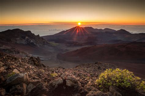 Breathtaking Sunrise At Haleakala National Park Only In Hawaii