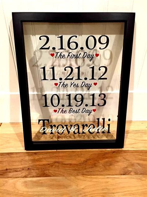 Perfect gift for anniversaries and weddings. Items similar to Couples Anniversary Wall Decor on Etsy in ...