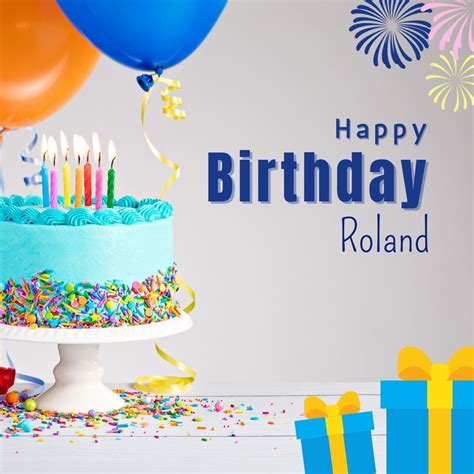 Hd Happy Birthday Roland Cake Images And Shayari