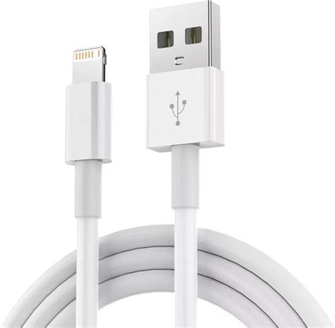 IPhone Oplader USB A Met 2m Kabel IPhone Oplaadblok USB A Ingang