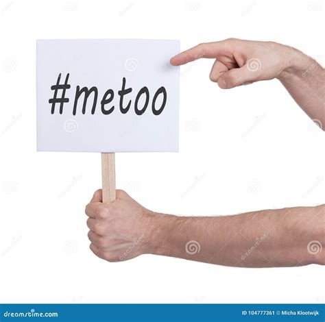 Campaign On Social Media Against The Harassment Of Women Stock Image