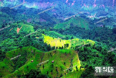 The Scenic Beauty Of Bandarban Hill Tract Bandarban Bangladesh July