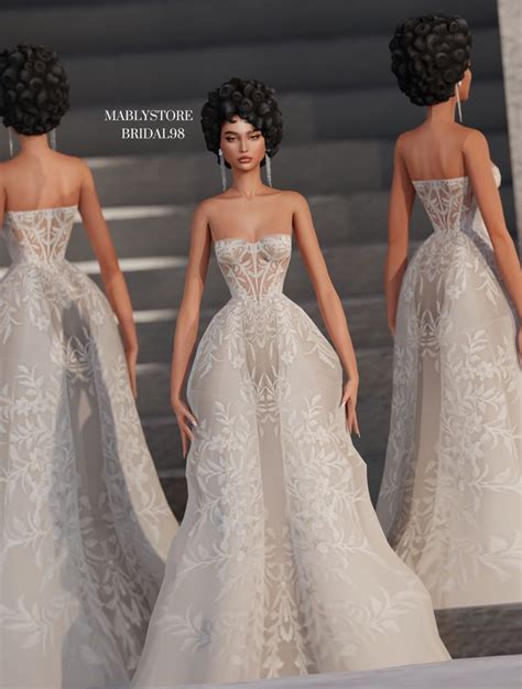 Mably Store Patreon In 2023 Sims 4 Wedding Dress Sims 4 Dresses