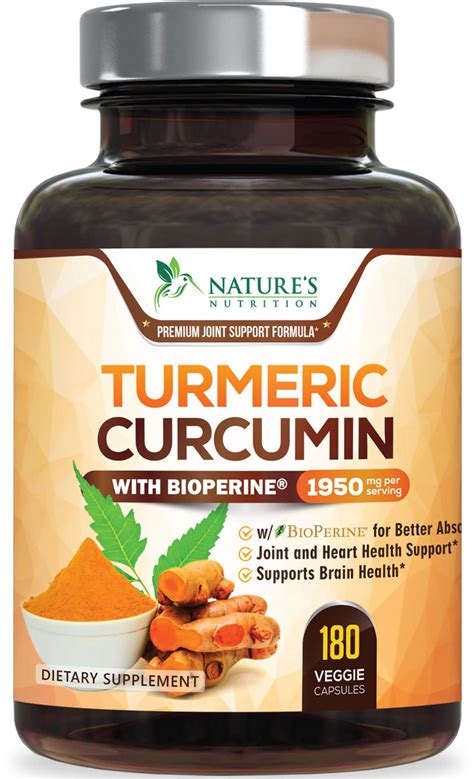 Buy Turmeric Curcumin With Bioperine Standardized Curcuminoids