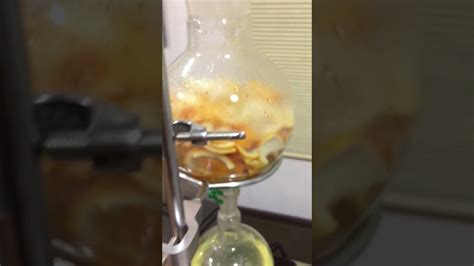 Steam Distillation Of Orange Peels Youtube