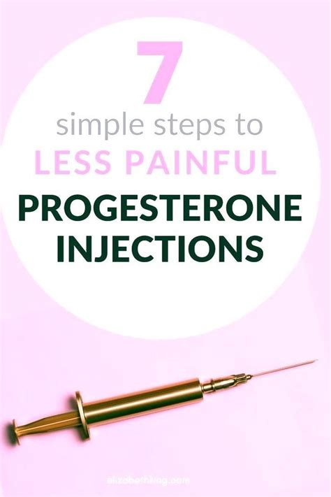 Progesterone In Oil Injections And Ivf Eliizabeth King Fertility