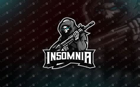 Grim Reaper With Gun Logo Reaper Mascot Logo For Sale Lobotz
