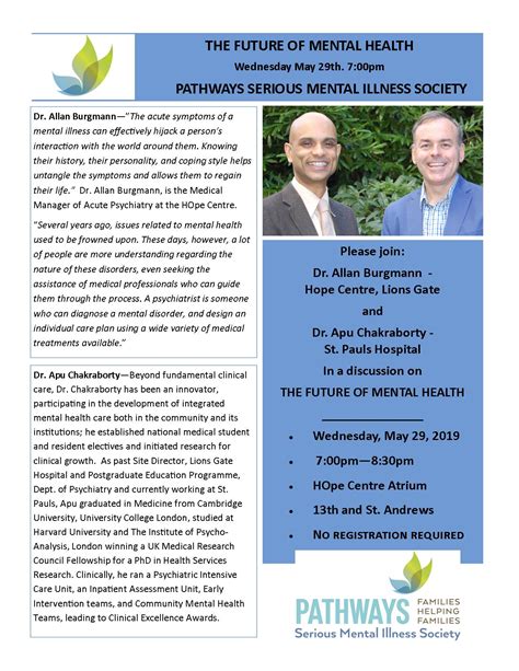 Dr Burgmann And Dr Chakraborty Lecture May 29th 2019 Pathways