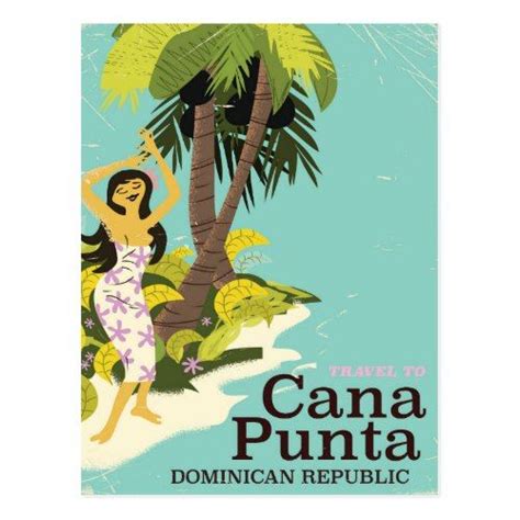 All travelers will still need to follow could you please advise on how to apply for tourist visa to rd for indonesian. Punta Cana Dominican Republic Travel poster Postcard | Zazzle.com | République dominicaine ...