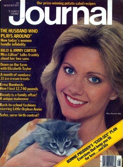 Olivia Newton John Ladies Home Journal Magazine August 1977 Cover