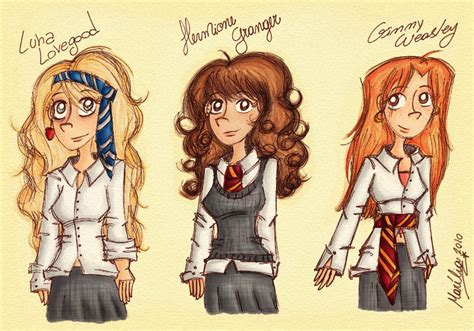 Hogwarts Girls By Strangemahh On Deviantart