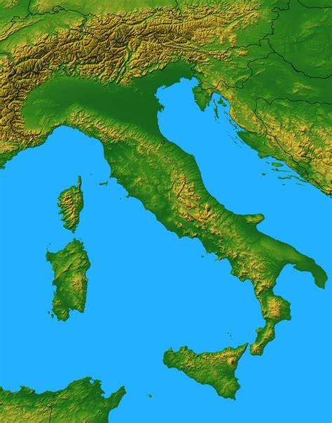 L Italia Fisica Cartina E Descrizione Studenti It