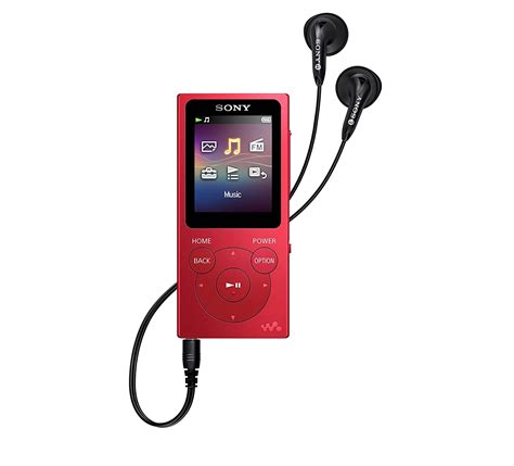 Sony NWE394/R 8GB Walkman MP3 Player (Red): Amazon.in: Electronics