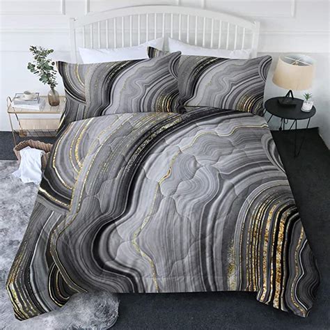 Gray And Gold Bedding