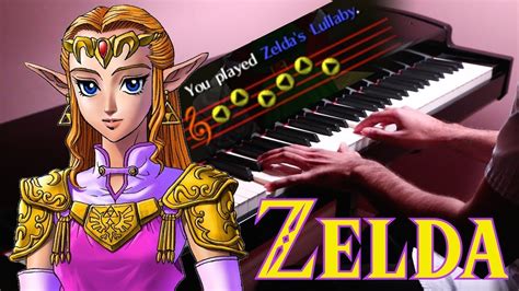 The Legend Of Zelda Ocarina Of Time Zeldas Lullaby Piano Youtube
