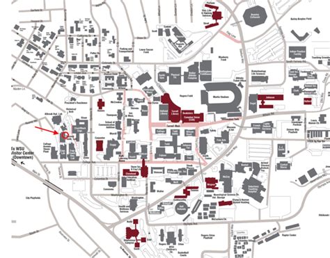 Washington State University Campus Map Map