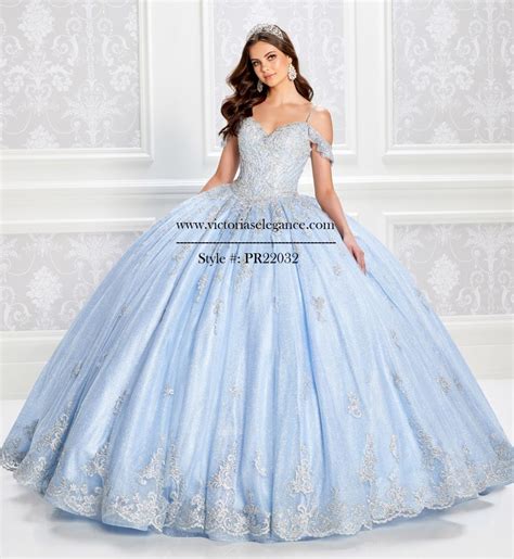 Princesa By Ariana Vara Off The Shoulder Novelty Glitter Ball Gown