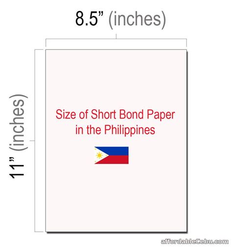 What size is a4 paper and all other a sizes? Size of Short Bond Paper in the Philippines? - Philippine ...