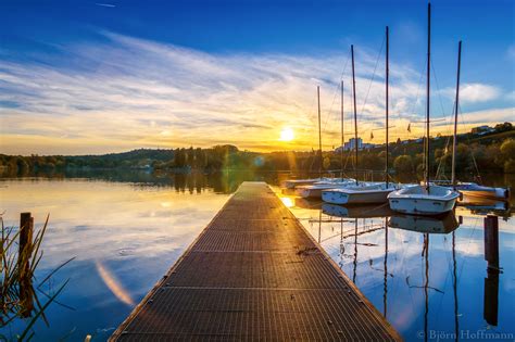 Pier At The Max Eyth See Stuttgart Germany